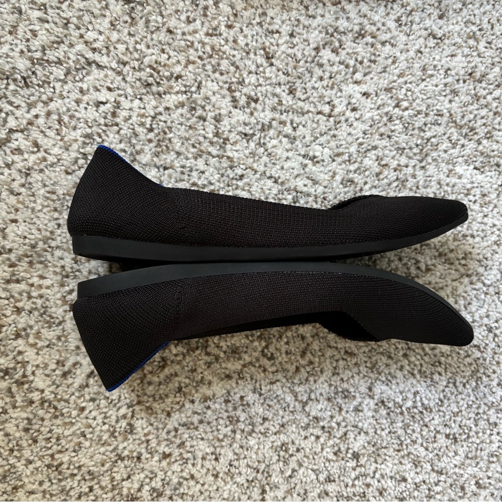 Rothy's Women's Black and Blue Flats - Picture 6 of 12